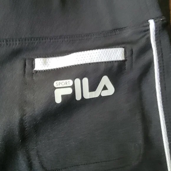 Fila Bike Shorts Women’s Sport Cycling Running Black Pocket Size Medium - Picture 2 of 4